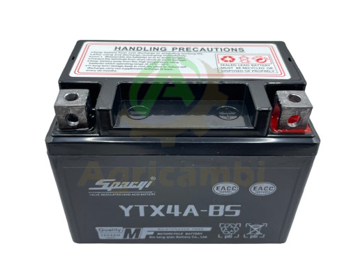 Batteria ah per - 4, quad